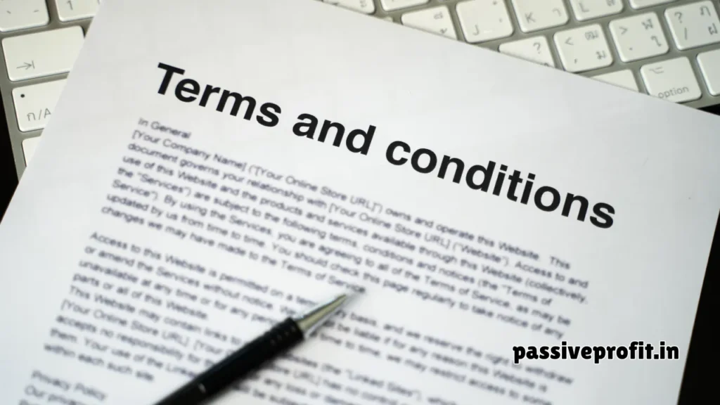 Terms And Conditions